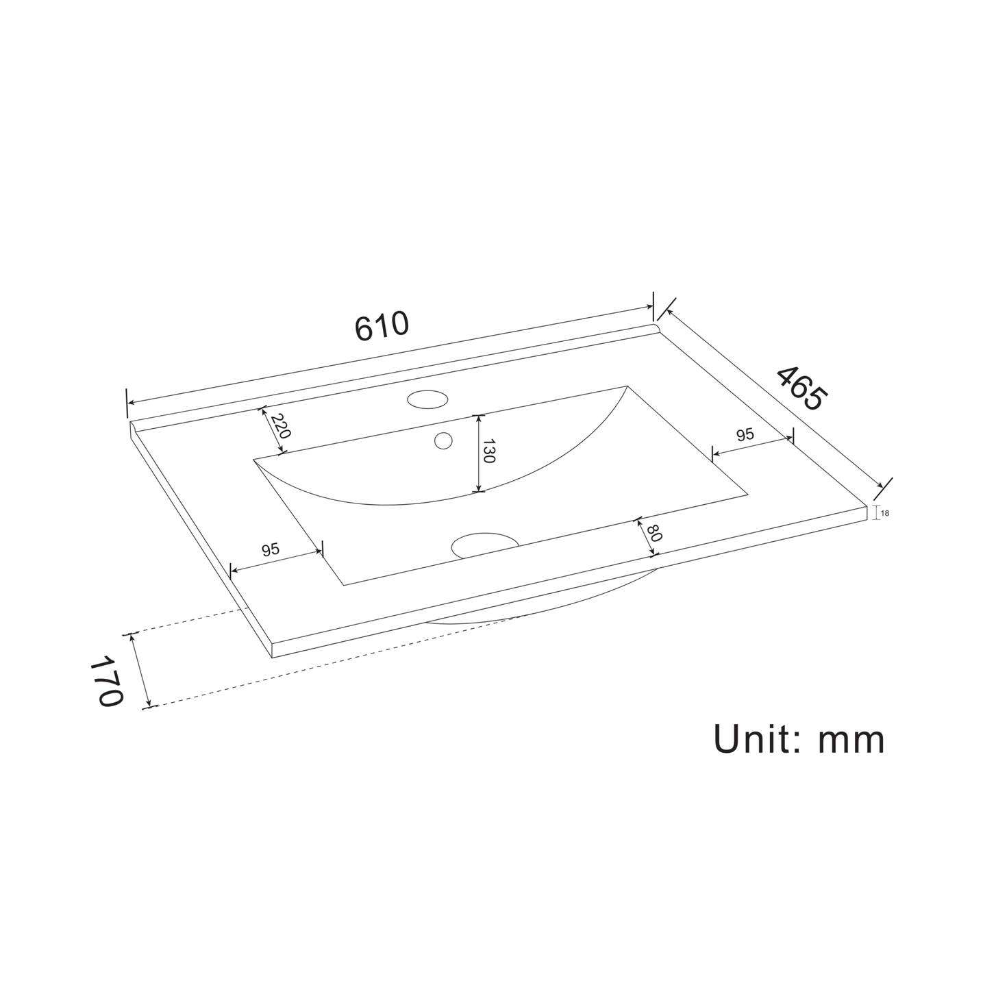 Badmeubelset VERONA 60 cm - Met Kolomkast - Glanzend Wit - Wastafel Wit - lomazoo.com